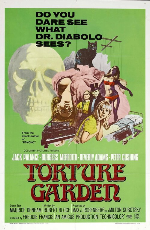 Обложка (Постер) Сад пыток / Torture Garden (1967) SATRip Обложка (Постер) Сад пыток / Torture Garden (1967) SATRip