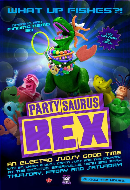 Обложка (Постер) Веселозавр Рекс / Partysaurus Rex (2012) 