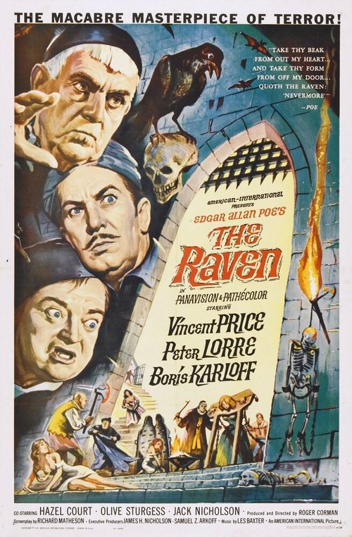 Обложка (Постер) Ворон / The Raven (1963) SATRip Обложка (Постер) Ворон / The Raven (1963) SATRip