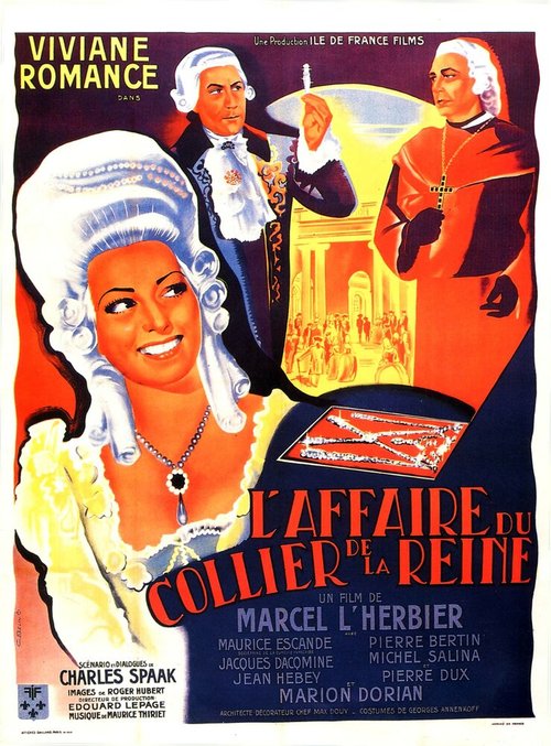 Обложка (Постер) Дело об ожерелье королевы / L'affaire du collier de la reine (1946) SATRip