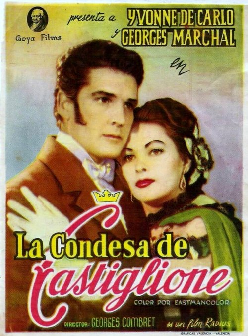 Обложка (Постер) Графиня ди Кастильоне / La contessa di Castiglione (1954) SATRip