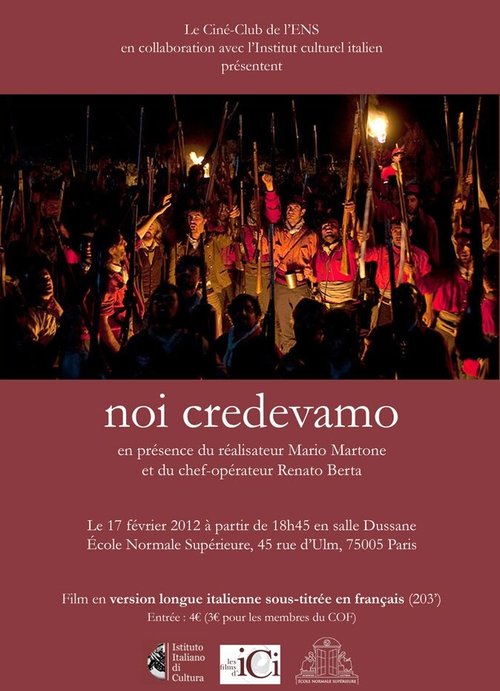 Обложка Мы верили / Noi credevamo (2010) 