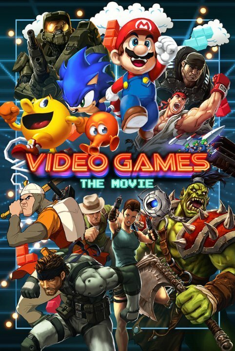 Обложка (Постер) Видеоигры: Кино / Video Games: The Movie (2014) HDRip