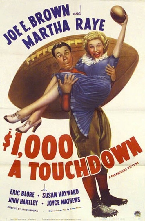 Обложка (Постер) $1000 a Touchdown (1939) SATRip Обложка (Постер) $1000 a Touchdown (1939) SATRip