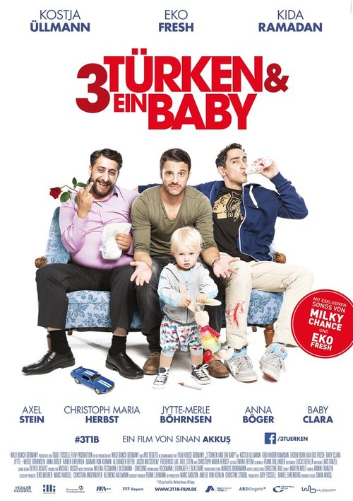 Обложка (Постер) 3 турка и 1 младенец / 3 Türken & ein Baby (2015) HDRip Обложка (Постер) 3 турка и 1 младенец / 3 Türken & ein Baby (2015) HDRip