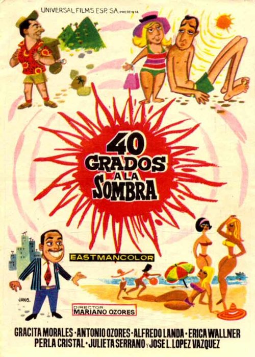Обложка (Постер) 40 градусов в тени / 40 grados a la sombra (1967) SATRip Обложка (Постер) 40 градусов в тени / 40 grados a la sombra (1967) SATRip