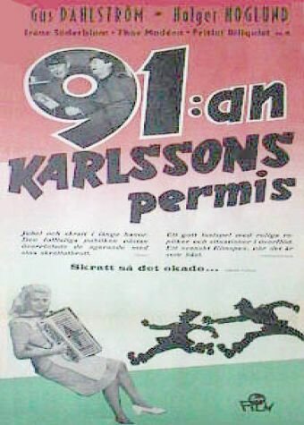 Обложка (Постер) 91:an Karlssons permis (1947) SATRip Обложка (Постер) 91:an Karlssons permis (1947) SATRip