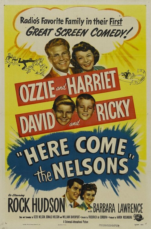 Обложка (Постер) А вот и Нелсоны / Here Come the Nelsons (1952) SATRip Обложка (Постер) А вот и Нелсоны / Here Come the Nelsons (1952) SATRip
