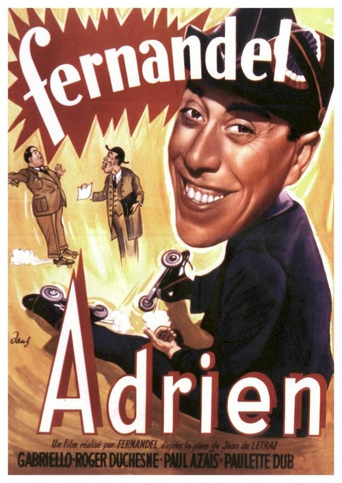 Обложка (Постер) Адриан / Adrien (1943) SATRip Обложка (Постер) Адриан / Adrien (1943) SATRip