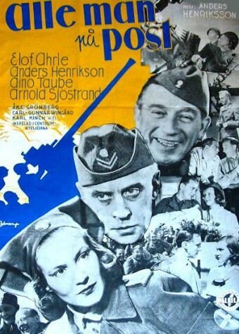 Обложка (Постер) Alle man på post (1940) SATRip
