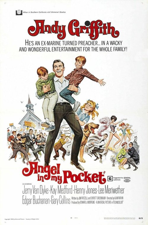 Обложка (Постер) Ангел у меня в кармане / Angel in My Pocket (1969) SATRip