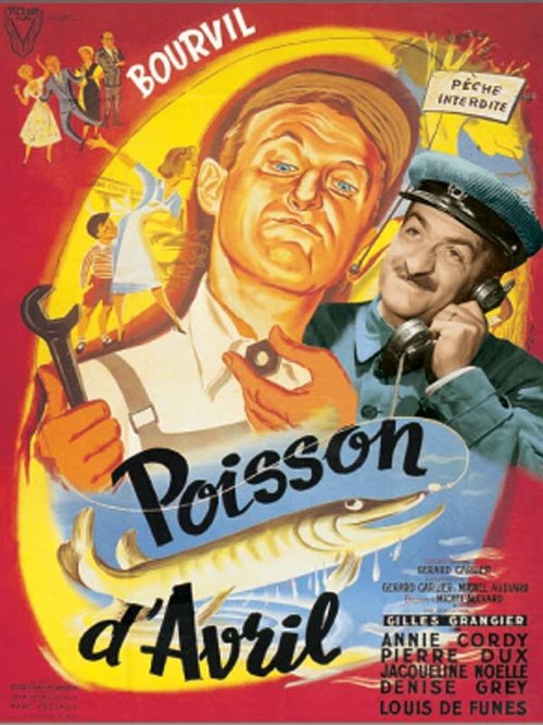 Обложка (Постер) Апрельская рыбка / Poisson d'avril (1954) SATRip Обложка (Постер) Апрельская рыбка / Poisson d'avril (1954) SATRip