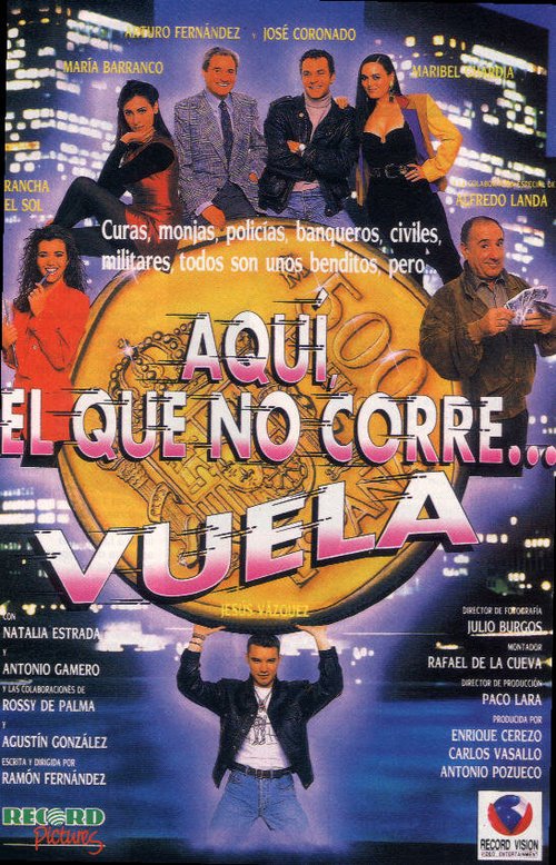Обложка (Постер) Aquí, el que no corre... vuela (1992) HDRip Обложка (Постер) Aquí, el que no corre... vuela (1992) HDRip