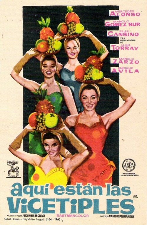 Обложка Aquí están las vicetiples (1961) 