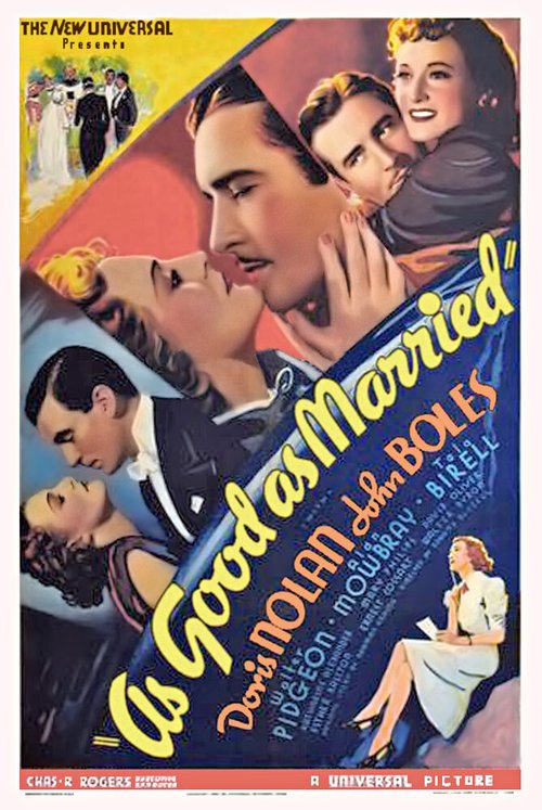 Обложка (Постер) As Good as Married (1937) SATRip Обложка (Постер) As Good as Married (1937) SATRip