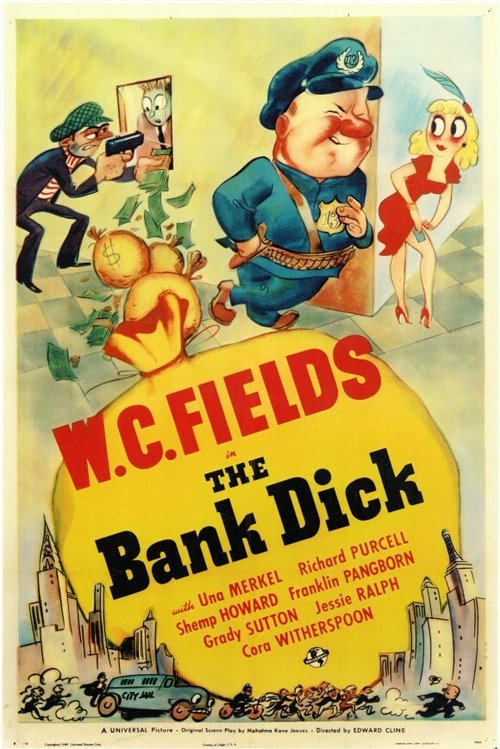 Обложка (Постер) Банковский сыщик / The Bank Dick (1940) SATRip Обложка (Постер) Банковский сыщик / The Bank Dick (1940) SATRip