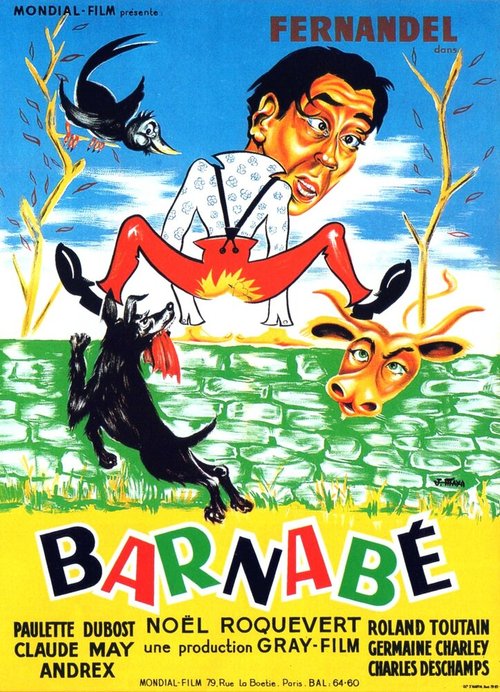 Обложка (Постер) Барнабе / Barnabé (1938) SATRip Обложка (Постер) Барнабе / Barnabé (1938) SATRip