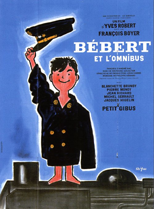 Обложка (Постер) Бебер-путешественник / Bébert et l'omnibus (1963) SATRip