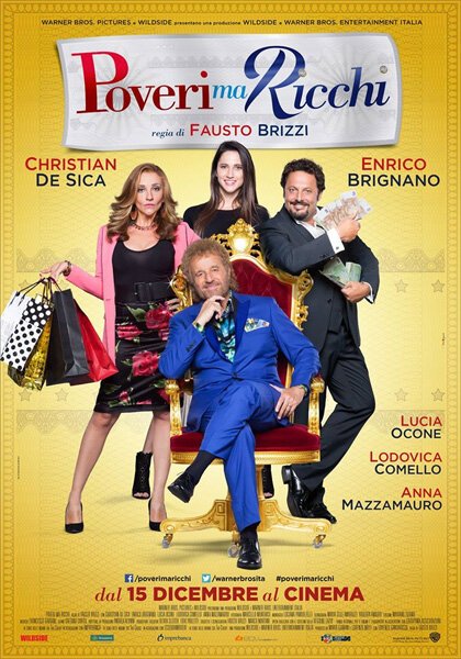 Обложка (Постер) Бедные, но богатые / Poveri ma ricchi (2016) CAMRip Обложка (Постер) Бедные, но богатые / Poveri ma ricchi (2016) CAMRip