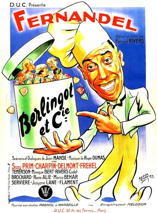Обложка (Постер) Берлинго и Ко / Berlingot et Cie (1939) SATRip Обложка (Постер) Берлинго и Ко / Berlingot et Cie (1939) SATRip
