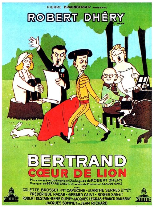 Обложка (Постер) Бертран Львиное Сердце / Bertrand coeur de lion (1951) SATRip Обложка (Постер) Бертран Львиное Сердце / Bertrand coeur de lion (1951) SATRip