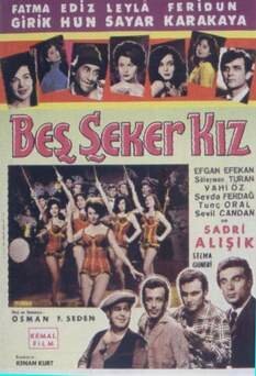 Обложка (Постер) Bes seker kiz (1964) SATRip Обложка (Постер) Bes seker kiz (1964) SATRip