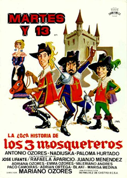 Обложка (Постер) Безумная история трёх мушкетёров / La loca historia de los tres mosqueteros (1983) SATRip Обложка (Постер) Безумная история трёх мушкетёров / La loca historia de los tres mosqueteros (1983) SATRip