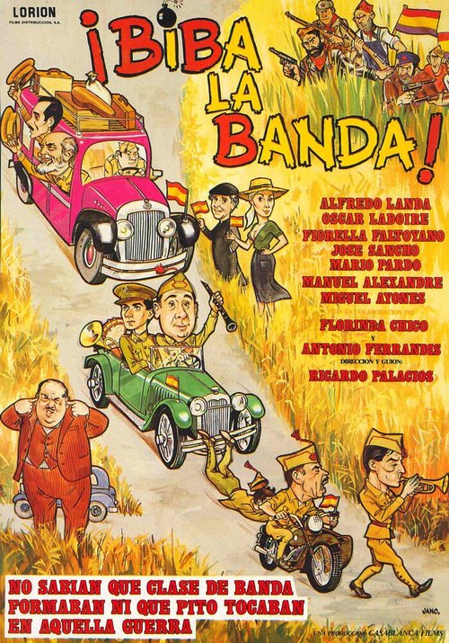 Обложка (Постер) ¡Biba la banda! (1987) SATRip Обложка (Постер) ¡Biba la banda! (1987) SATRip