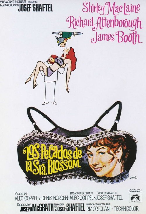 Обложка (Постер) Блаженство миссис Блоссом / The Bliss of Mrs. Blossom (1968) SATRip Обложка (Постер) Блаженство миссис Блоссом / The Bliss of Mrs. Blossom (1968) SATRip