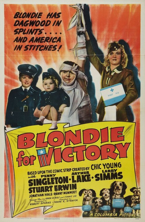 Обложка (Постер) Blondie for Victory (1942) SATRip