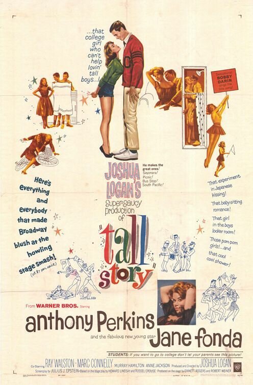 Обложка (Постер) Большая история / Tall Story (1960) SATRip Обложка (Постер) Большая история / Tall Story (1960) SATRip