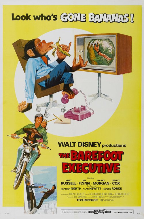 Обложка (Постер) Босой руководитель / The Barefoot Executive (1971) SATRip Обложка (Постер) Босой руководитель / The Barefoot Executive (1971) SATRip