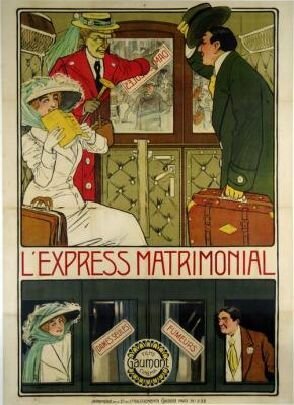 Обложка (Постер) Брачный экспресс / L'express matrimonial (1912) Обложка (Постер) Брачный экспресс / L'express matrimonial (1912)