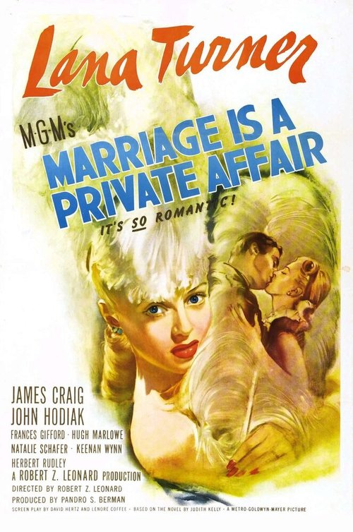 Обложка (Постер) Брак — это частное дело / Marriage Is a Private Affair (1944) SATRip Обложка (Постер) Брак — это частное дело / Marriage Is a Private Affair (1944) SATRip