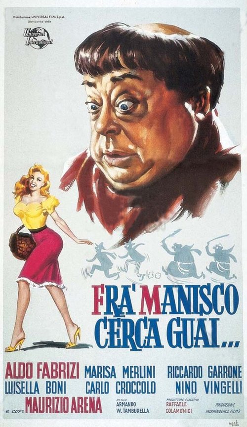 Обложка (Постер) Брат Маниско ищет проблемы / Fra' Manisco cerca guai (1961) SATRip Обложка (Постер) Брат Маниско ищет проблемы / Fra' Manisco cerca guai (1961) SATRip
