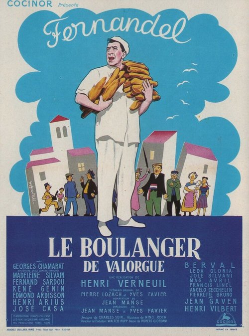Обложка (Постер) Булочник из Валорга / Le boulanger de Valorgue (1953) SATRip Обложка (Постер) Булочник из Валорга / Le boulanger de Valorgue (1953) SATRip