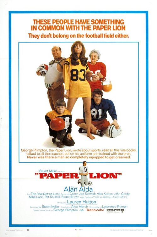 Обложка (Постер) Бумажный лев / Paper Lion (1968) SATRip Обложка (Постер) Бумажный лев / Paper Lion (1968) SATRip