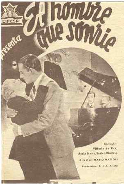 Обложка (Постер) Человек, который смеется / L'uomo che sorride (1937) SATRip