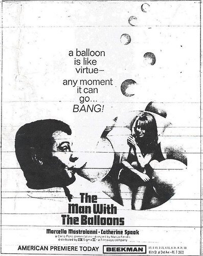 Обложка (Постер) Человек с пятью шарами / L'uomo dei cinque palloni (1968) SATRip