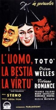 Обложка (Постер) Человек, зверь и добродетель / L'uomo, la bestia e la virtù (1953) SATRip Обложка (Постер) Человек, зверь и добродетель / L'uomo, la bestia e la virtù (1953) SATRip