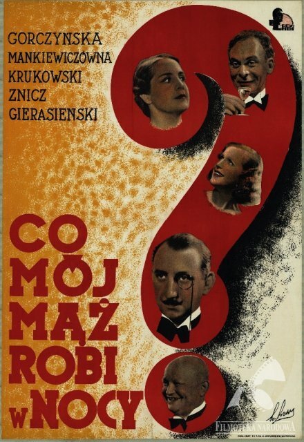 Обложка (Постер) Чем мой муж занят ночью? / Co mój maz robi w nocy (1934) SATRip Обложка (Постер) Чем мой муж занят ночью? / Co mój maz robi w nocy (1934) SATRip