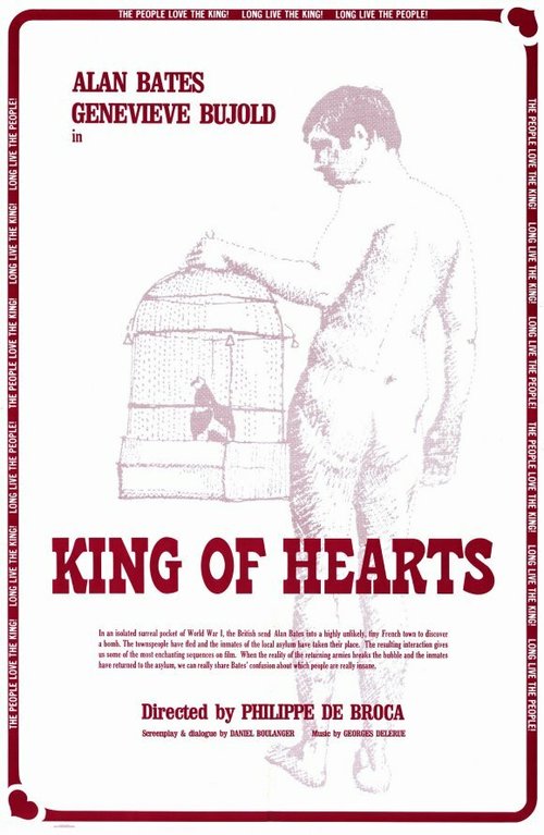 Обложка (Постер) Червовый король / Le roi de coeur (1966) SATRip Обложка (Постер) Червовый король / Le roi de coeur (1966) SATRip