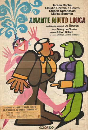 Обложка (Постер) Чокнутые / Amante Muito Louca (1973) SATRip Обложка (Постер) Чокнутые / Amante Muito Louca (1973) SATRip