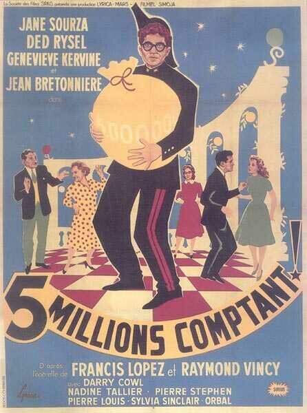 Обложка (Постер) Cinq millions comptant (1957) SATRip Обложка (Постер) Cinq millions comptant (1957) SATRip
