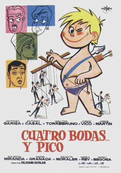 Обложка (Постер) Cuatro bodas y pico (1963) SATRip Обложка (Постер) Cuatro bodas y pico (1963) SATRip