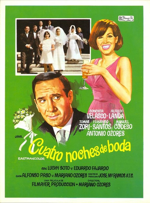 Обложка (Постер) Cuatro noches de boda (1969) SATRip Обложка (Постер) Cuatro noches de boda (1969) SATRip