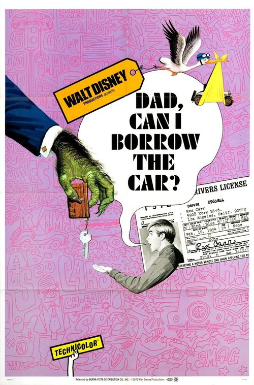 Обложка (Постер) Dad... Can I Borrow the Car? (1970) SATRip Обложка (Постер) Dad... Can I Borrow the Car? (1970) SATRip