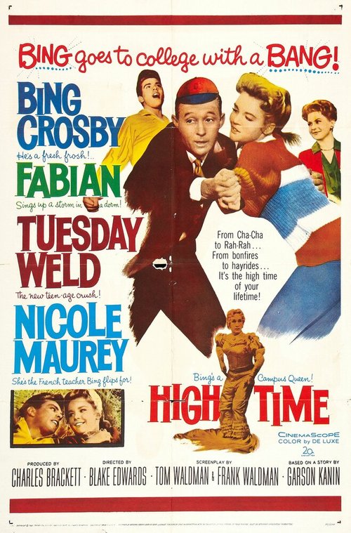 Обложка (Постер) Давно пора / High Time (1960) SATRip Обложка (Постер) Давно пора / High Time (1960) SATRip