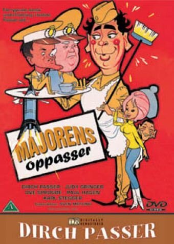 Обложка (Постер) Денщик майора / Majorens oppasser (1964) SATRip