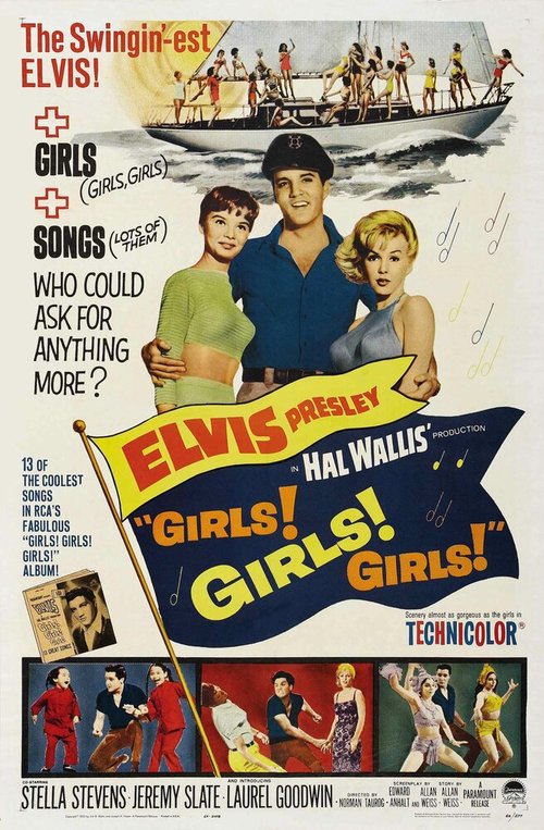 Обложка (Постер) Девочки! Девочки! Девочки! / Girls! Girls! Girls! (1962) SATRip Обложка (Постер) Девочки! Девочки! Девочки! / Girls! Girls! Girls! (1962) SATRip